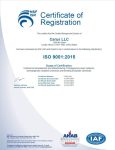 ISO 9001 2015 LaSalle Certificate